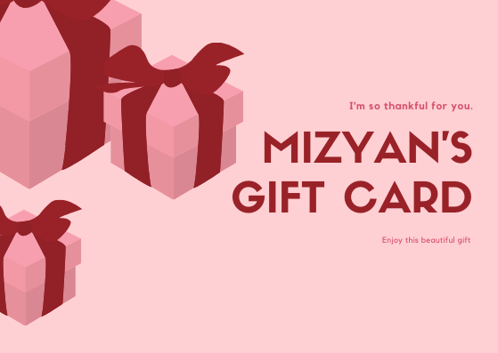 Mizyan Jewelry gift card