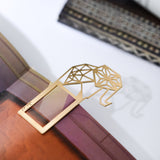 Geometric Elephant Bookmark