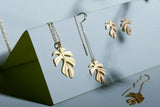 Monstera Minima Necklace