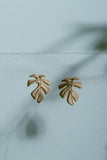 Monstera Minima Stud Earrings