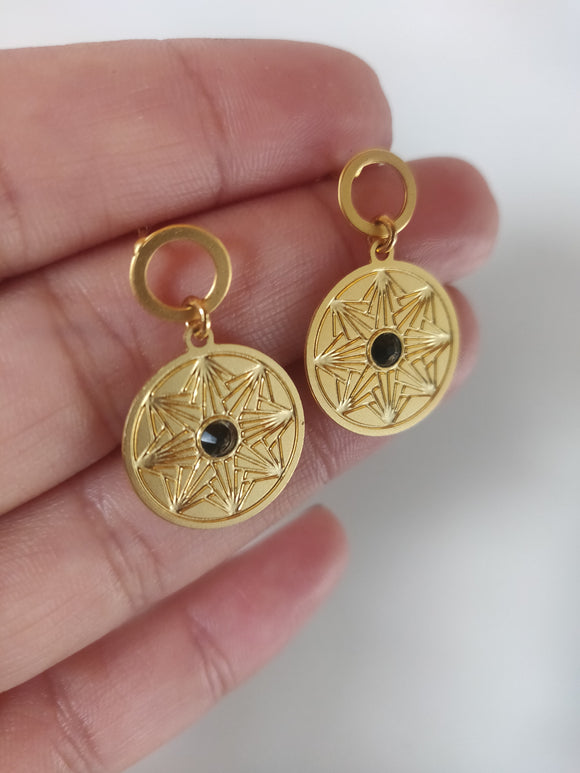 Coin earrings