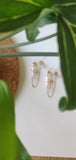 Pearls chain earrings