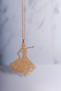 Flamenco Dancer necklace