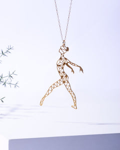 Gymnastic Dancer necklace