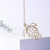 Geometric Turtle Necklace