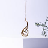 Geometric Oud necklace