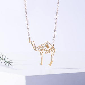 Geometric Camel Necklace
