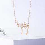 Geometric Camel Necklace