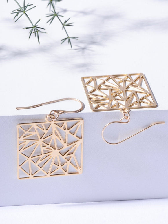 Square earrings