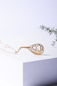 Geometric Oud necklace
