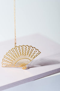 Japanese Fan Necklace
