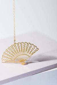 Japanese Fan Necklace