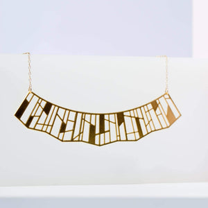 Geometric Statement Necklace