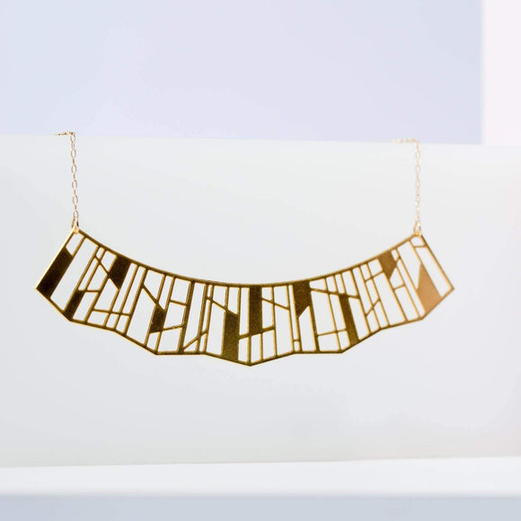 Geometric Statement Necklace