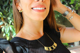 Geometric Bib necklace