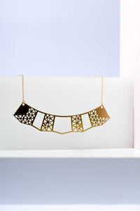 Geometric Bib necklace