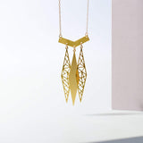Drop Geometric Necklace