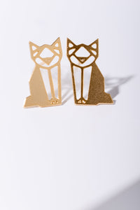 cat stud earringss