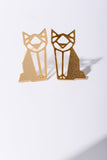 cat stud earringss