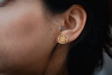 mandala stud earrings