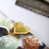 Geometric Heart bookmark