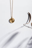 Golden coin necklace