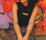 Thin Rectangle Necklace