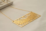 Large Rectangle Necklace