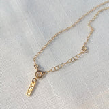 Golden Whisk Necklace