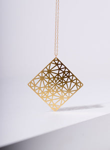 Large rhombus necklace