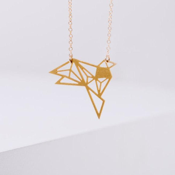 Origami Bird Necklace