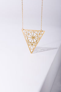 triangle necklace