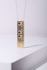 Vertical Rectangle necklace