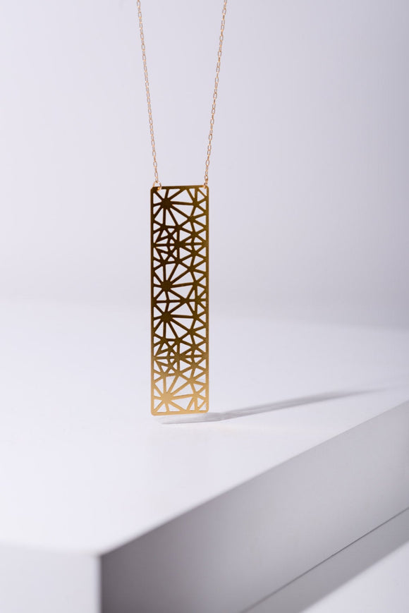 Vertical Rectangle necklace