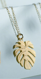 Monstera Deliciosa Necklace